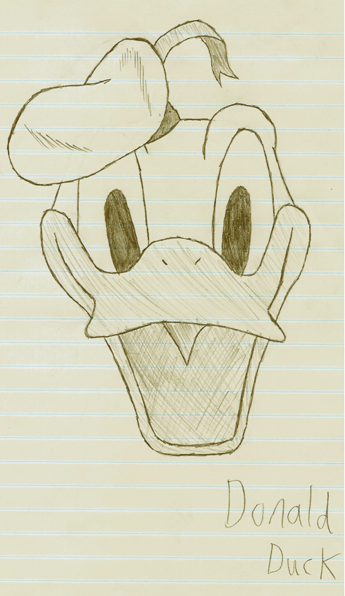 Donald Duck sketch