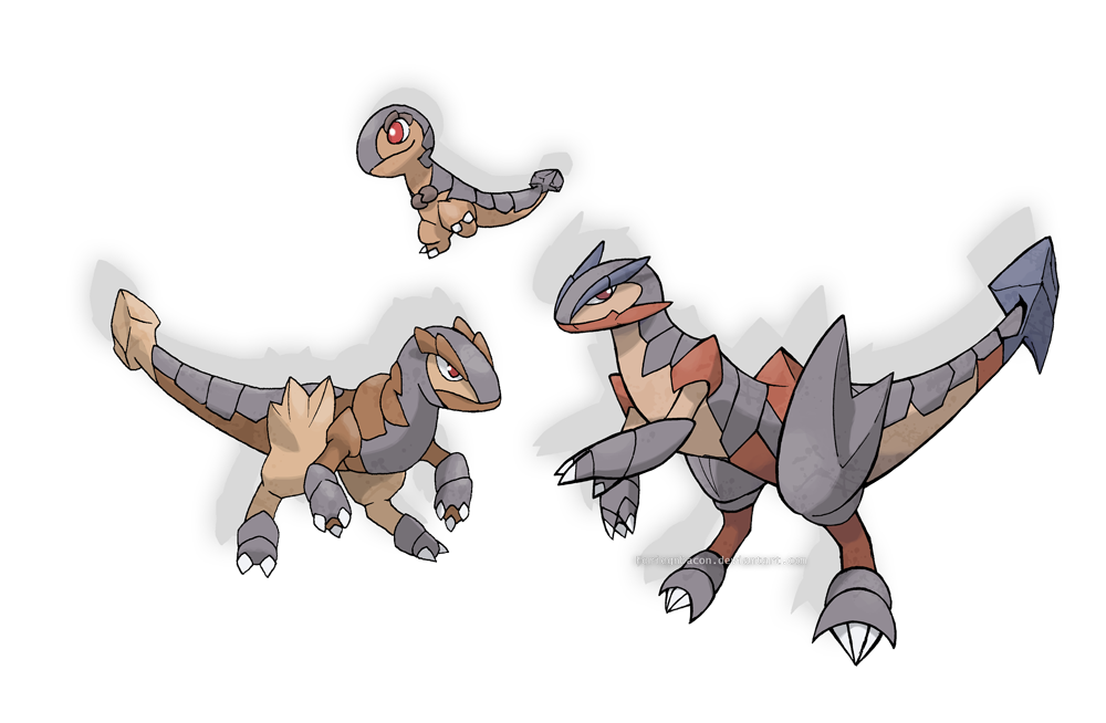 Red Raptor Pokemon Raptor Fossils by ForiegnBacon on DeviantArt