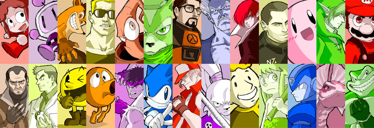 Game Note Character Videogame Character Alphabet by ICEO208 on DeviantArt