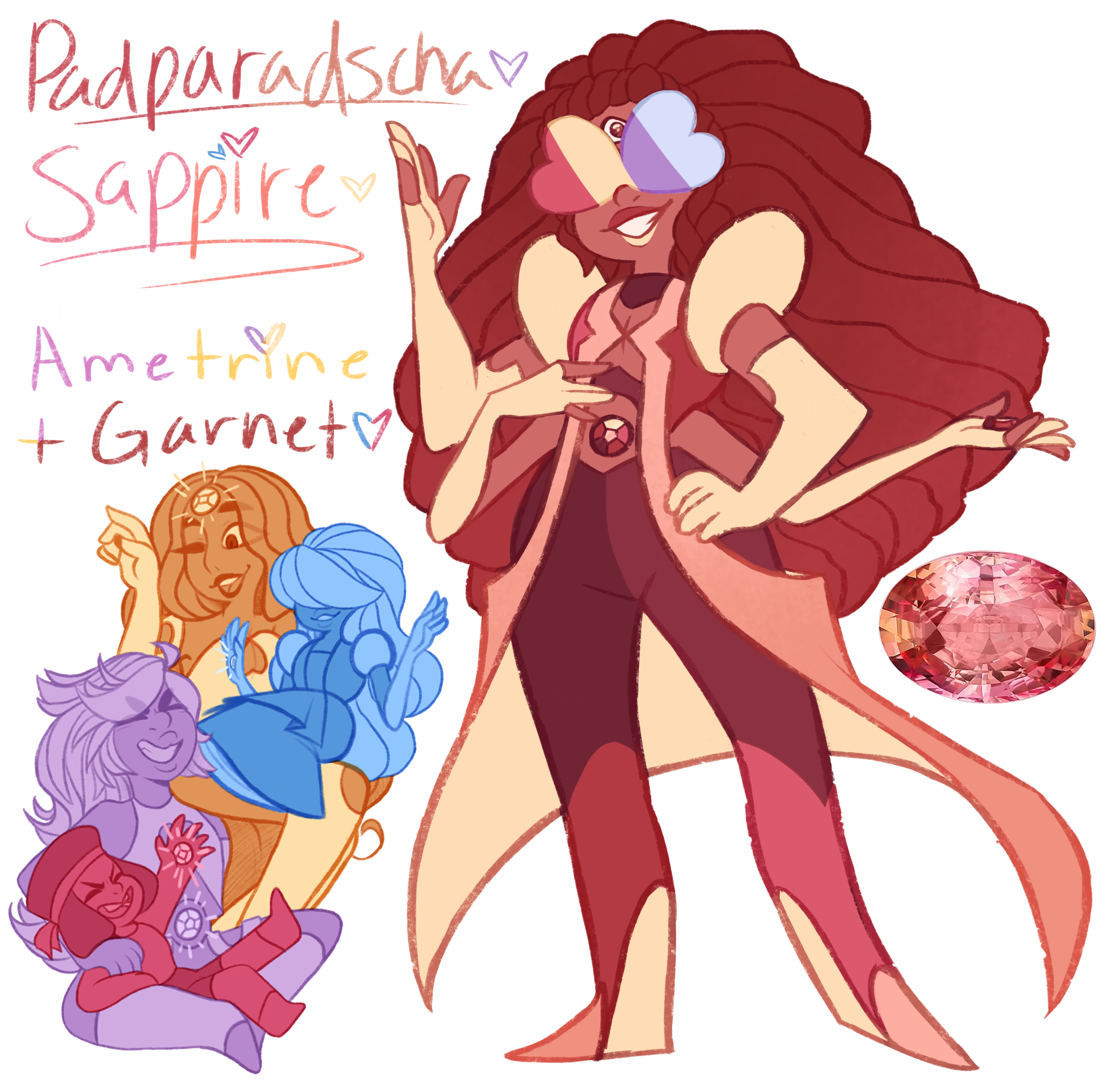 Padparadscha 2025 and sapphire