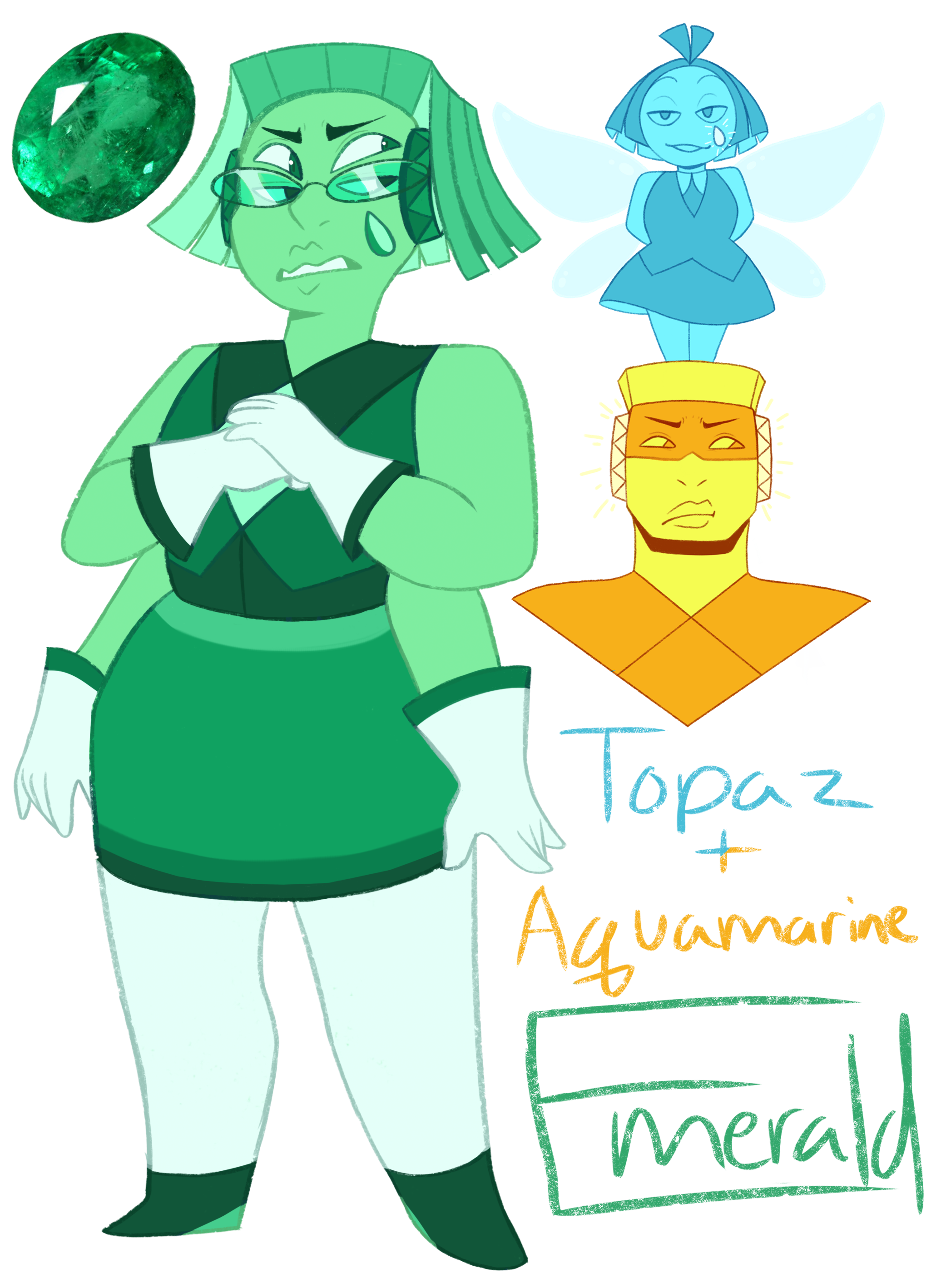 FT - (Aquamarine/Topaz) Emerald by TheZodiacLord on DeviantArt