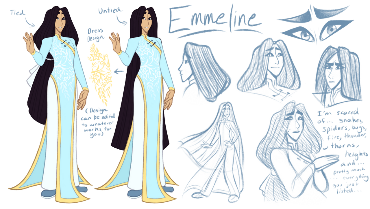 Emmeline Ref by TheZodiacLord on DeviantArt