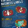 Vintage Retro Business Labels