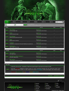 Topz clan forum template