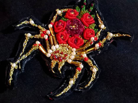 Patch - Floral Spider