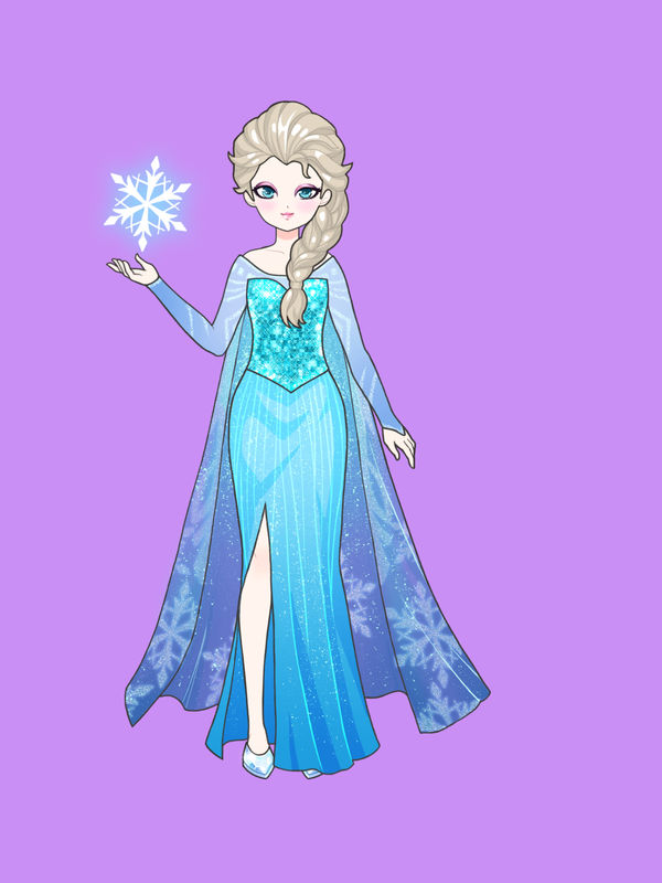 Elsa from Frozen 1 and Frozen 2 by Mysteryguy21 on DeviantArt