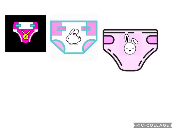 The rabbit diaper design by Mysteryguy21 on DeviantArt