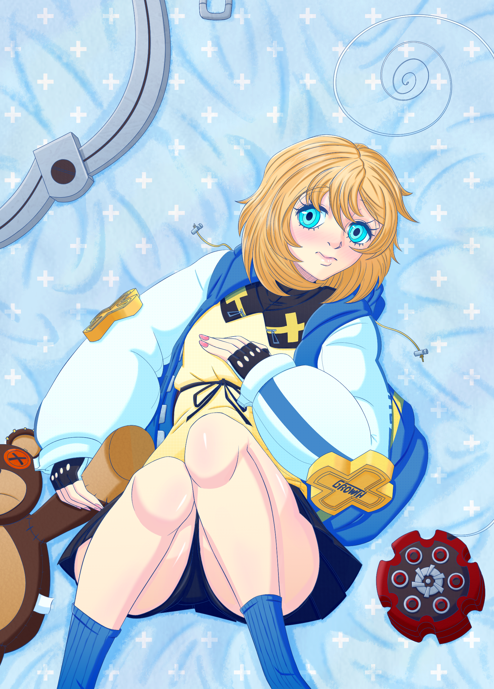 Guilty Gear Strive - Bridget Character Profile Art by pikapika212 on  DeviantArt