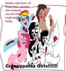 Creepypasta Girls! Take That Bboooooooyyyyysss