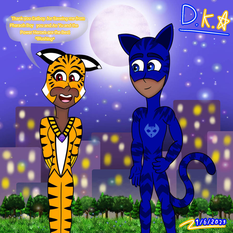 More Catboy and Bastet (PJMPH) by DinoNovaMay253 on DeviantArt