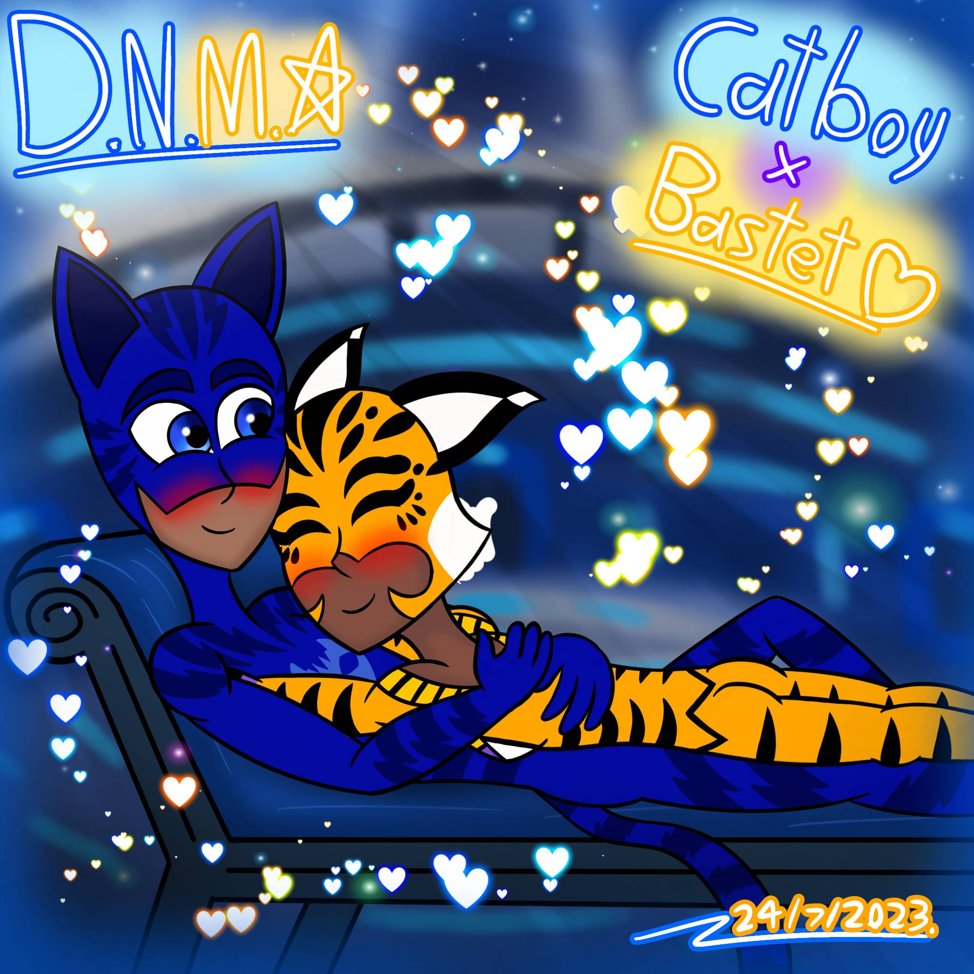 CATBOY X BASTET IS AGAIN (PJMASKS SHIP) by DinoNovaMay253 on DeviantArt