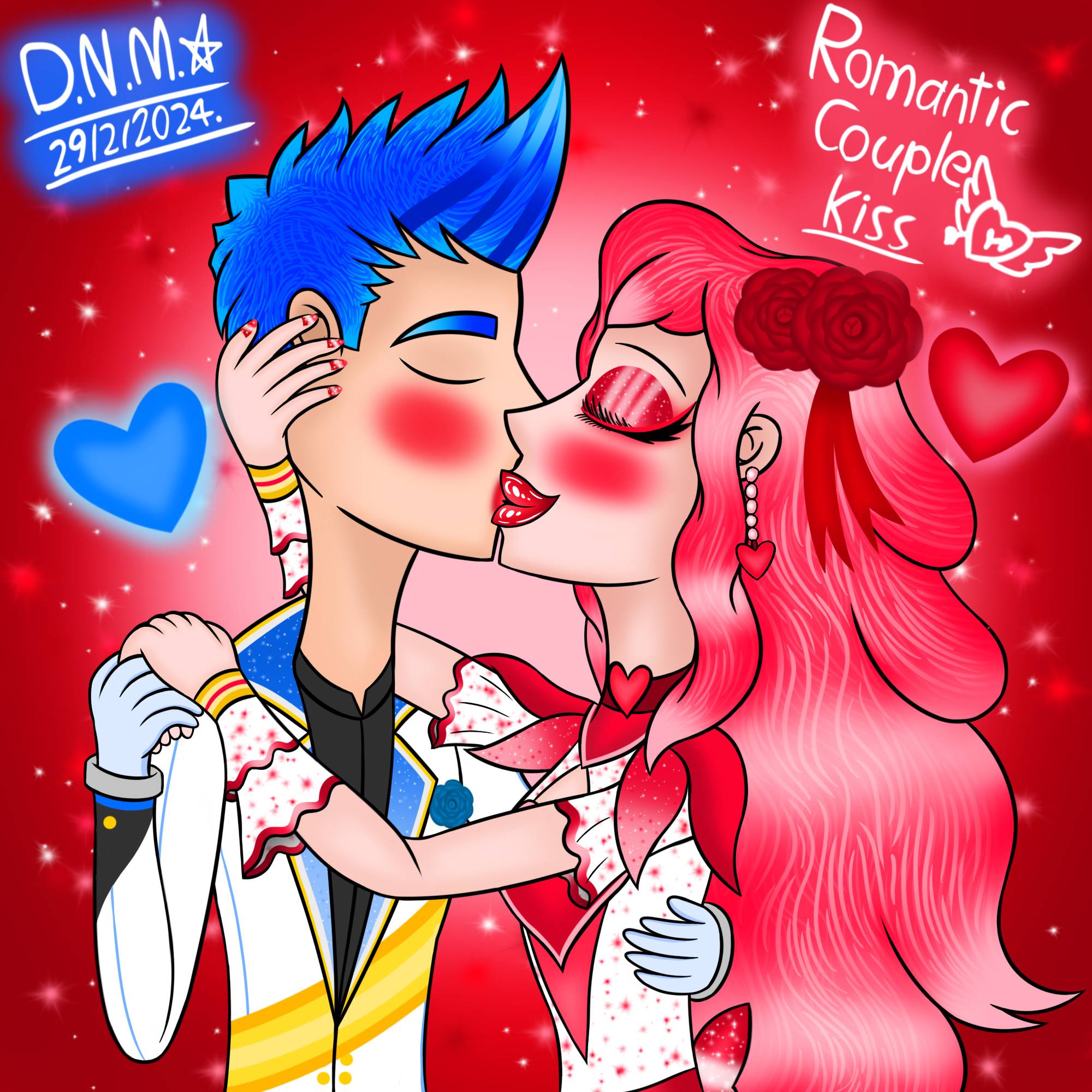 Romantic Deviantart Romantic Couple Kiss (Last Valentine 2024 for real by DinoNovaMay253 on ...
