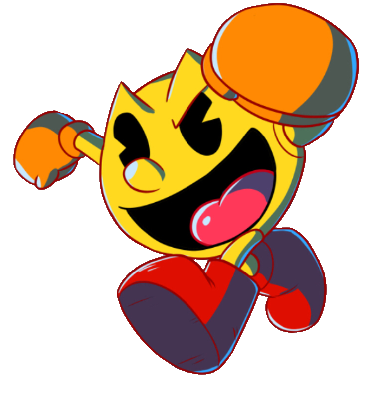 Pac Man render by ChristopherMcgrath on DeviantArt