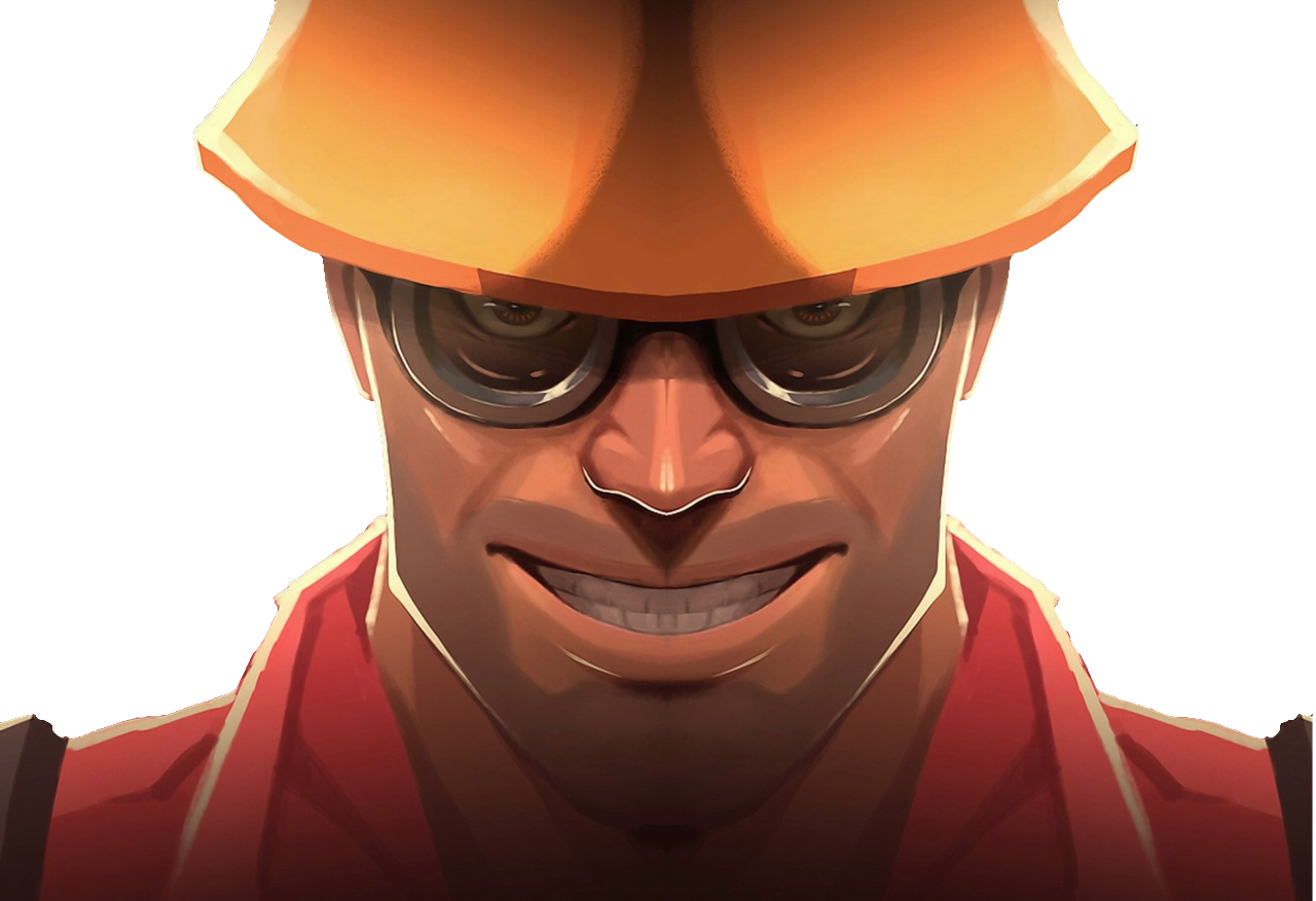 Tf2 Engineer Color Engineer (TF2) render by ChristopherMcgrath on DeviantArt