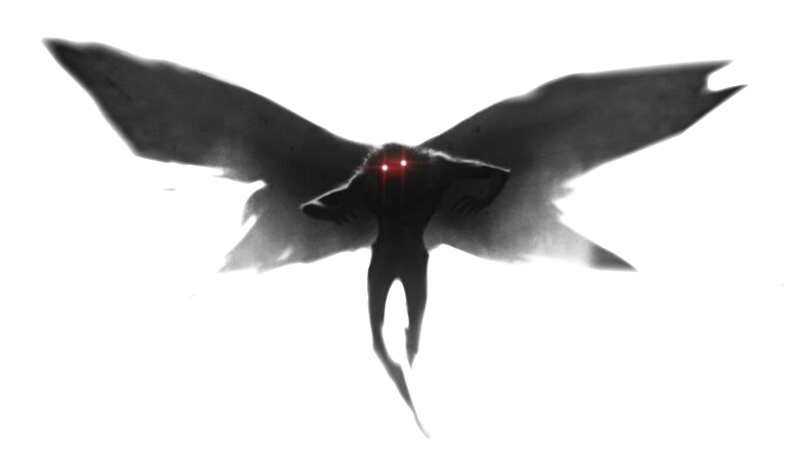 Mothman Behind Mothman render by ChristopherMcgrath on DeviantArt