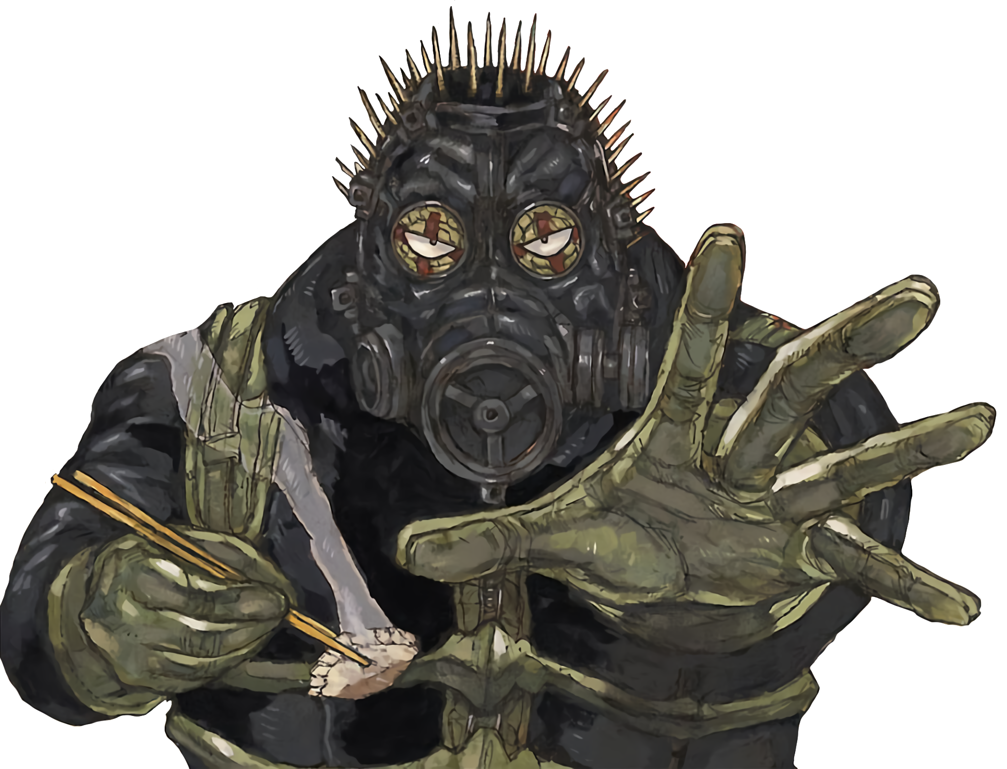 Kaiman (Dorohedoro) render by ChristopherMcgrath on DeviantArt