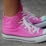 Her Pink Chucks are alive.