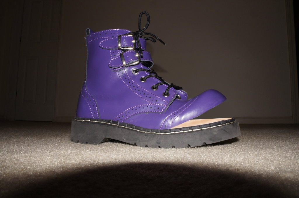 Simplytina's Purple Boots Are Alive