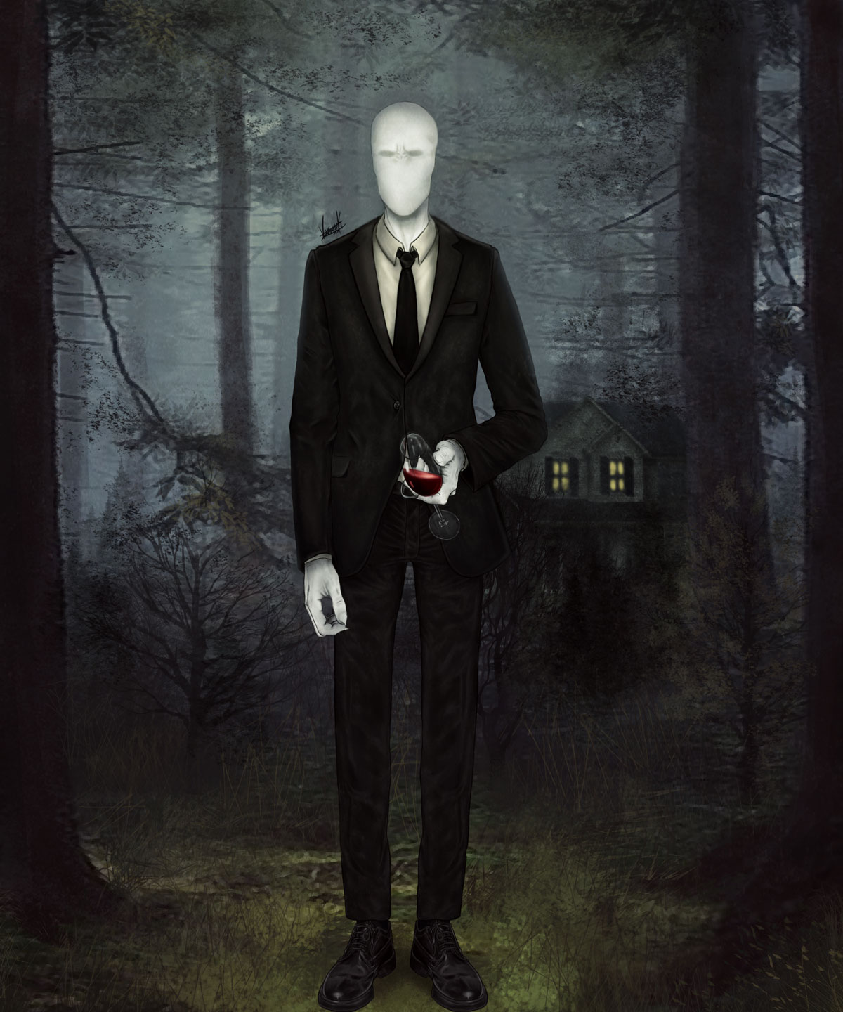 Heeeeere's Slenderman by JustAutumn on DeviantArt