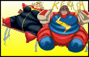 Ms.Marvel is FAT by MurdochScrooge on DeviantArt