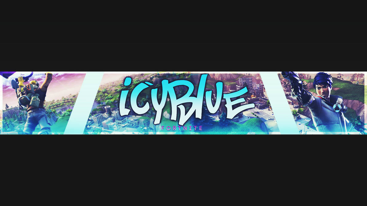 Icyblue Fortnite Banner by AstroGraphicalDesign on DeviantArt