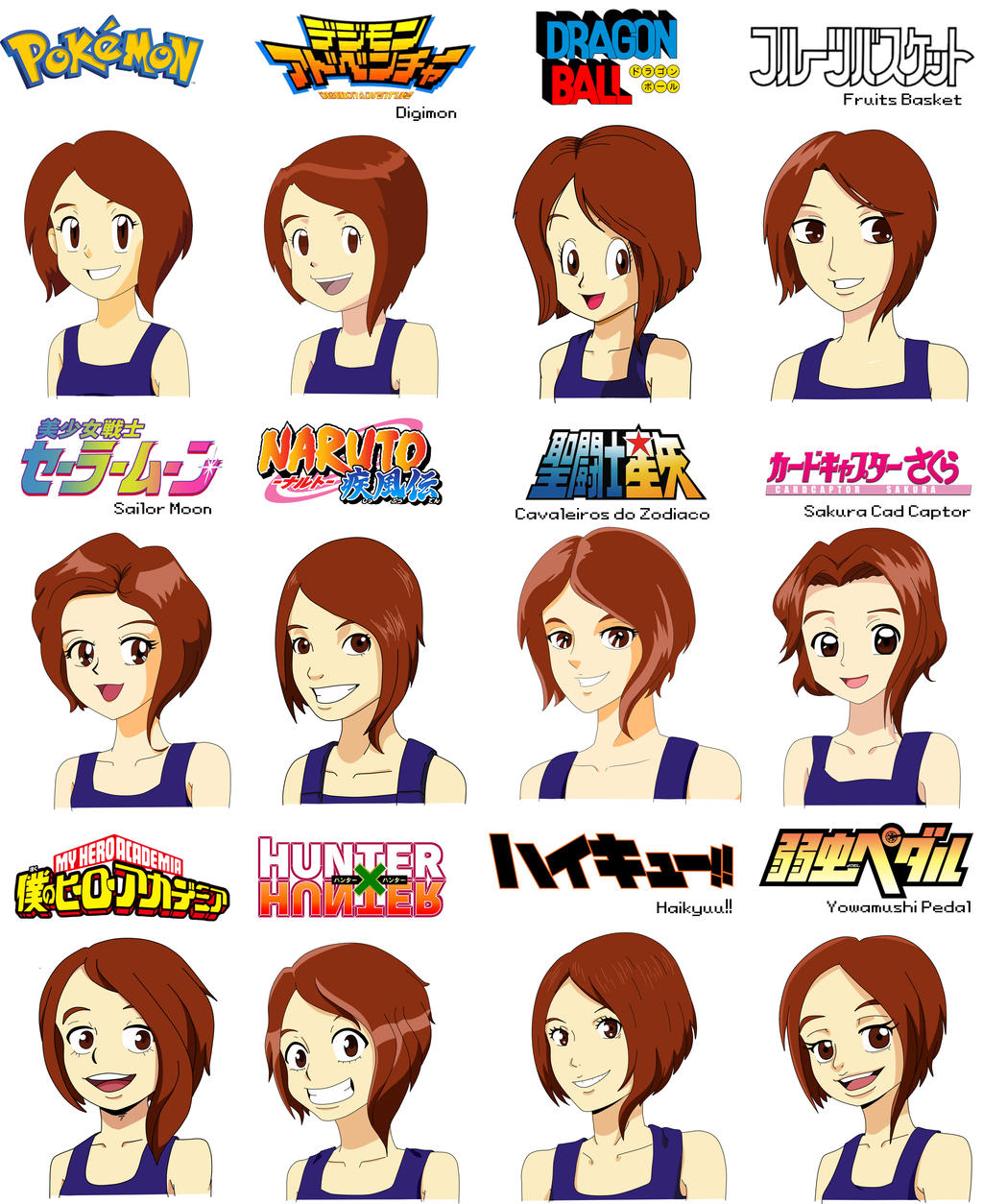 Anime Hairstyles Art Style - HairStyle