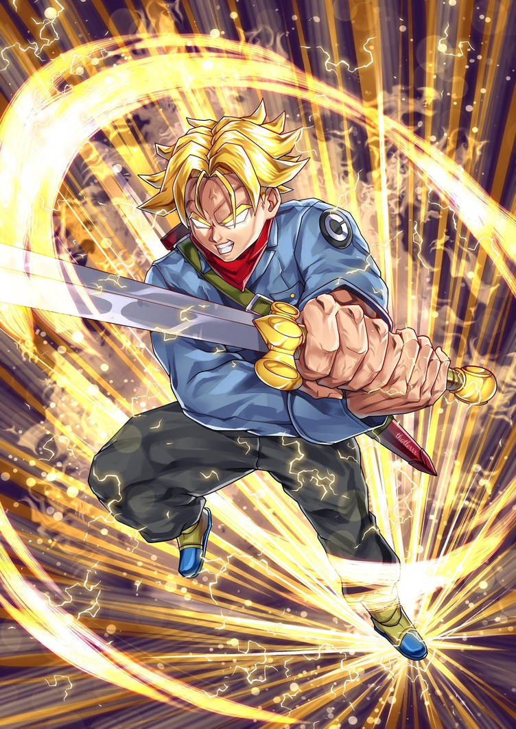 Future Trunks Rains Future Trunks by treArtz on DeviantArt