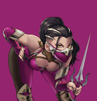 Mileena in her MK1 design (inspired by loped000)