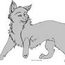 Paint Friendly Wolf Lineart