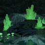 Sleeping Dragons Crystal Cave- Green Variant