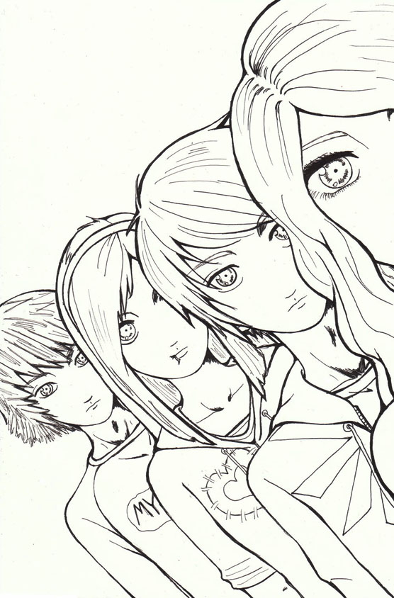 'Zannen, Tomodachi' inkcover