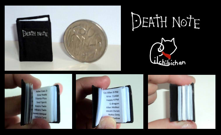 Death Note Miniature book