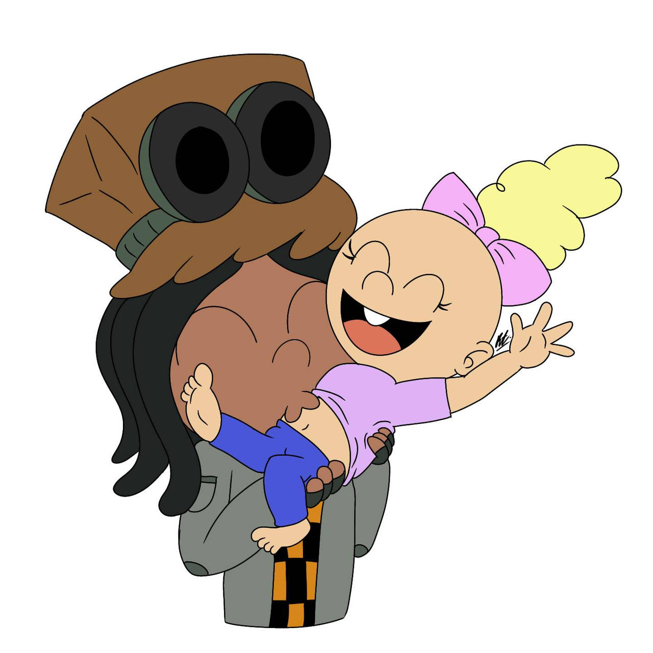 Loud Raspberry Belly Johnny x Lily Loud: Raspberry Monster by 364wii on DeviantArt