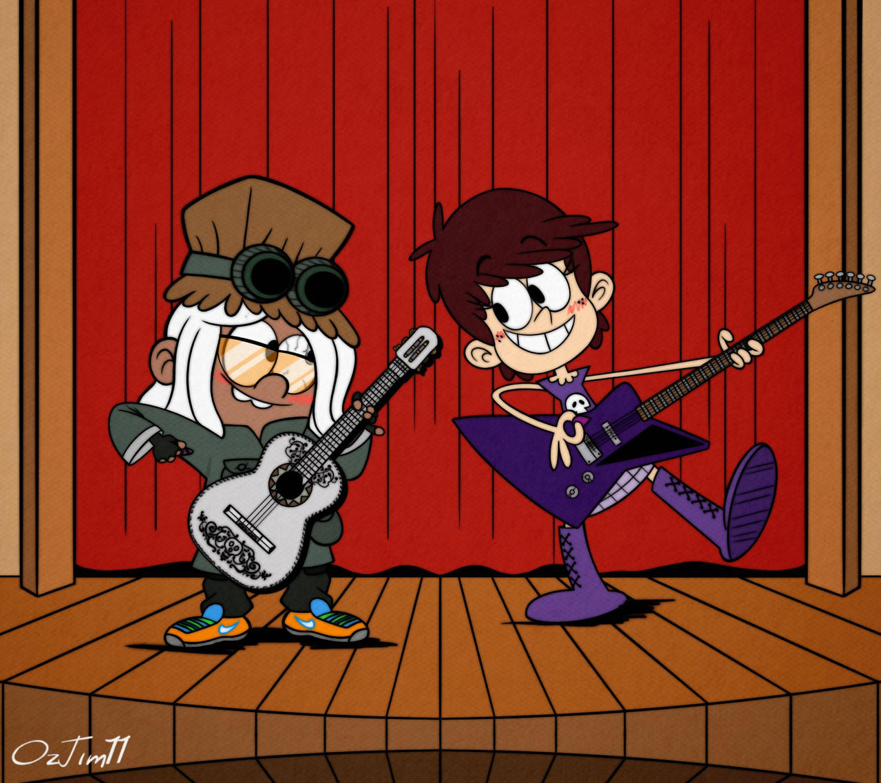Johnny x Luna Loud: Rocking Couple by 364wii on DeviantArt