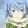 Sinon Ice-blue eyes