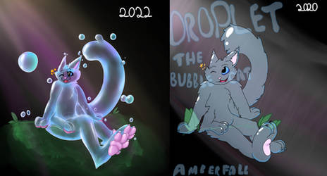 Bubble cat remaster and original