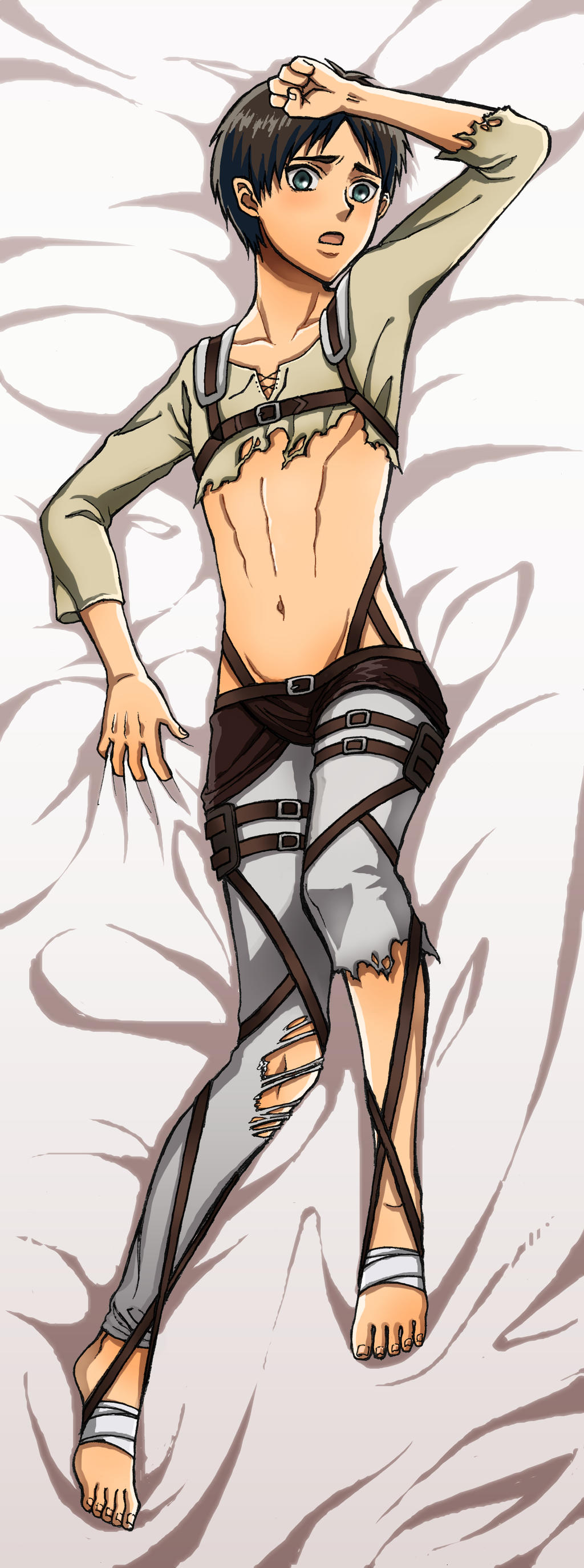 Eren Full Body - I Tried Drawing Eren Titan And I Dont Think It Went