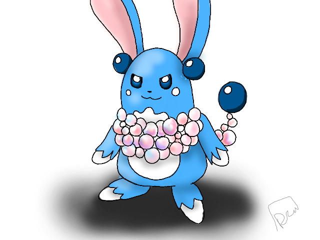 mega azumarill by Lux-The-Umbreon on DeviantArt