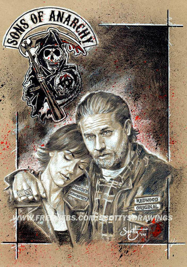 Sons Of Anarchy - Jax And Tara (2014) by scotty309