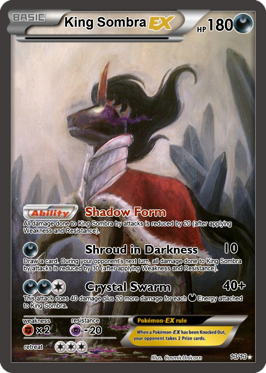 King Sombra EX Pokemon card