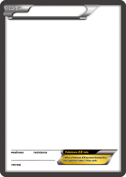 BW Pokemon-EX black card blank template by The-Ketchi on DeviantArt BW Pokemon-EX black card blank template by The-Ketchi on DeviantArt