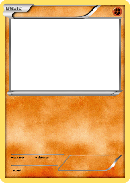empty pokemon cards Pokmon Card Template