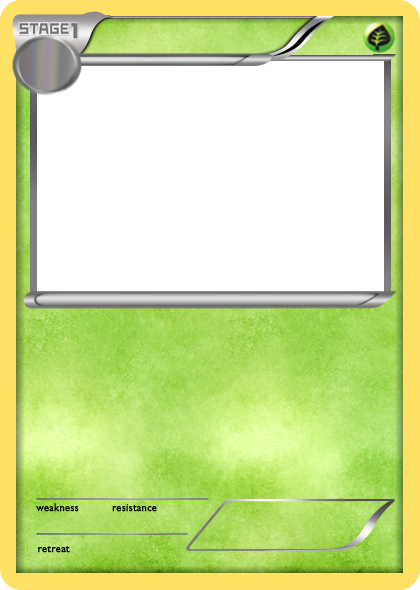 pokemon blank card Error I have a couple of