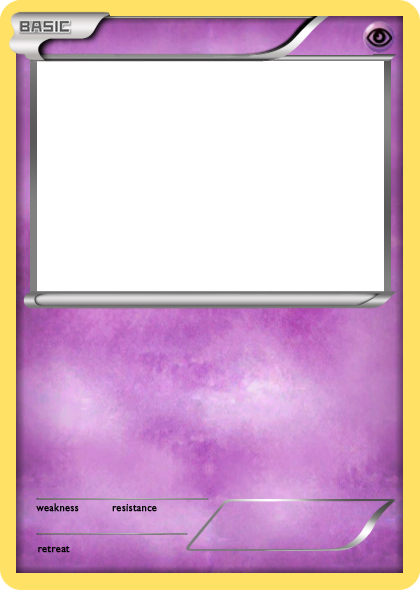 BW Psychic basic Pokemon card blank by The-Ketchi on DeviantArt BW Psychic basic Pokemon card blank by The-Ketchi on DeviantArt