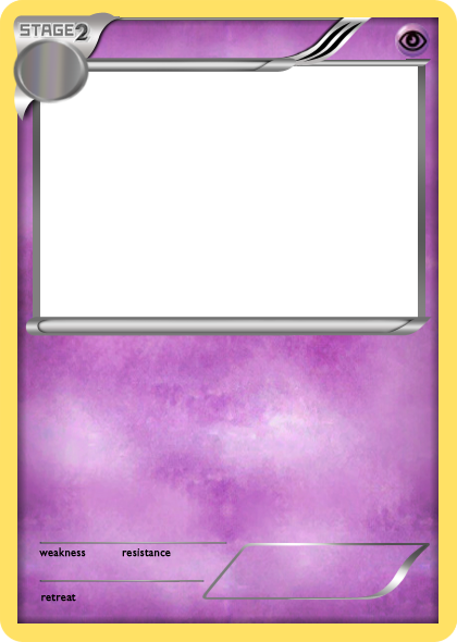 pokemon cards blank Mega Pokemon Card Blank - Blank Pokemon Card - Free Transparent PNG Download