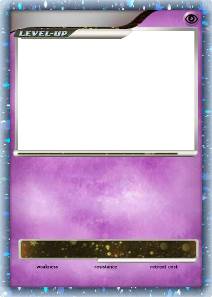 psychic pokemon card template Gym Japanese Jumbo Blanks: Psychic by icycatelf on DeviantArt