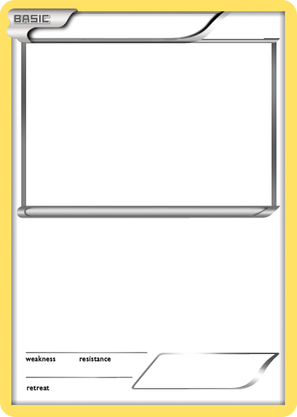 basic blank pokemon card XY Blanks, Basic, Fire, Pokemon card template transparent background PNG clipart