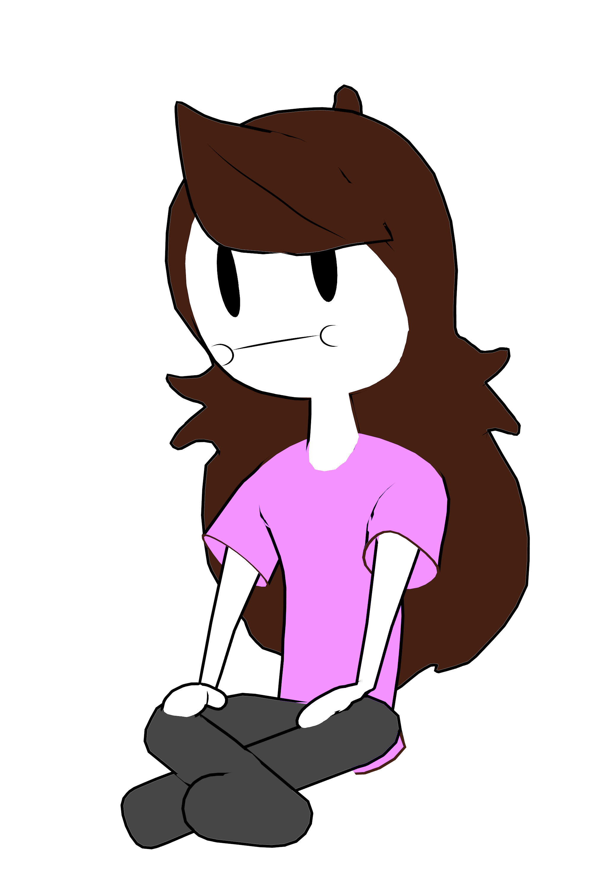 Jaiden sitting by ThePervyBiscuit on DeviantArt