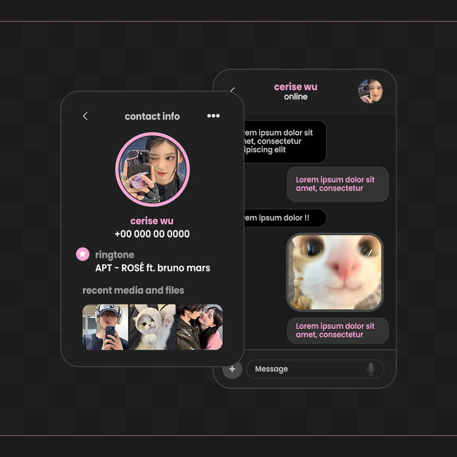 * apt / a contact template. by yeonjvnz on DeviantArt