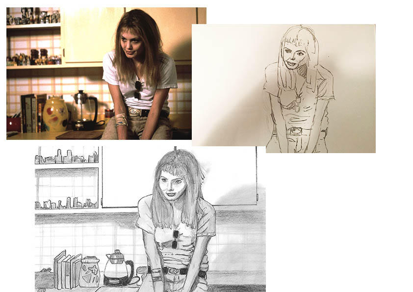 Interupting Drawing Girl Interrupted Sketch by indiespire on DeviantArt